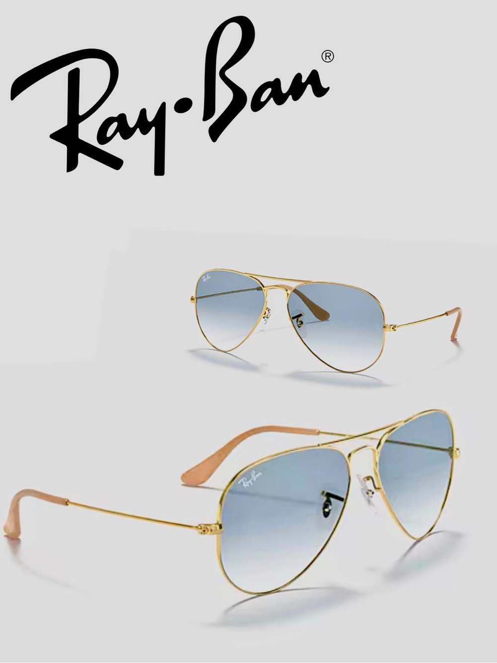NIB - AUTHENTIC RAY-BAN  AVIATOR GRADIENT - LARGE